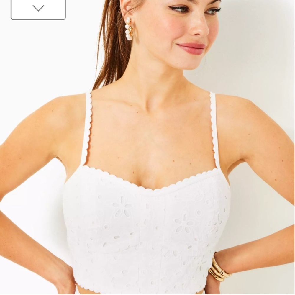 WINSLOW EYELET TOP